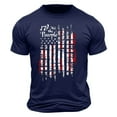 thumbnail image 4 of UVEASISHA We The People T-Shirts for Men American Flag Graphic Tee 4th of July Patriotic Tshirts Blue S, 4 of 5