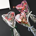 thumbnail image 4 of 50PCS Heart Shape Rose Bouquet Packaging Bags OPP Flower Single-Stem Bags Wrapping Paper DIY Materials Floral Arrangement, 4 of 9