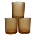 thumbnail image 2 of 14 oz. Havana Frosted Champagne Empty Candle making Jar candle vessels for DIY candle-making projects (Box of 12) FREE SHIPPING, 2 of 8
