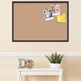 thumbnail image 3 of PinPix 40x28 Custom Cork Bulletin Board  Poster Board Has a Fabric Style Canvas Finish, Framed in Other, by ArtToFrames (PinPix-612), 3 of 5