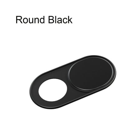 Camera Protective Cover Privacy Protection Webcam Cover Prevent Hacker Snooping Universal Application Color:Round (Best Protection Against Hackers)