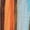 Orange Blue, variant on INSPIRE CHIC Striped Nightshirts for Men's V Neck Long Sleeves Pajamas Nightwear M Yellow Blue