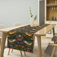 thumbnail image 6 of Morris Art Table Runner,Vintage Floral William Morris Botancial Plant Green Fritillaery WashableTable Ruuner Home Kitchen Party Living Room Table Decoration 13x90 inch, 6 of 6