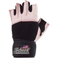 thumbnail image 3 of Schiek Sports H-540PS-M Pink Womens Gel Lifting Gloves with Wrist Wraps - S-M, 3 of 3