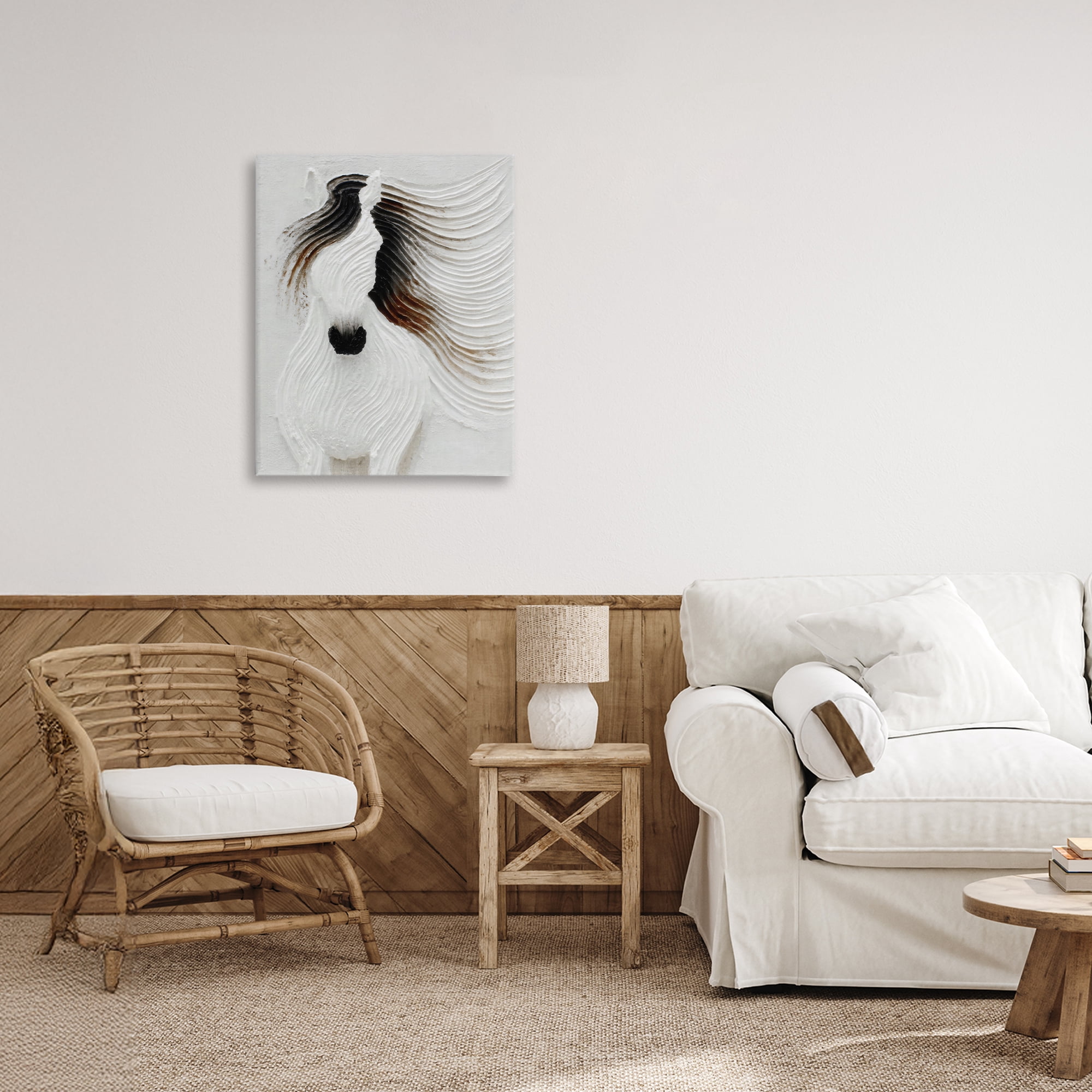 Stupell Industries Grooved Horse in Flowing Motion Canvas Wall Art, design by Ink Drop Loft