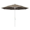 thumbnail image 1 of California Umbrella 11 ft. Fiberglass Double Vent Sunbrella Tilt Market Umbrella, 1 of 11