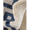 thumbnail image 4 of Unique Loom Athens Collection Area Rug - Geometric (2' x 3' 1" Rectangle Beige and Blue/Beige), 4 of 7