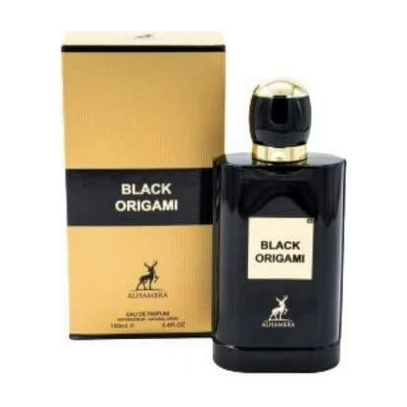 Black Origami Eau de Parfum Spray 100ml (3.4 oz) by Maison Alhambra