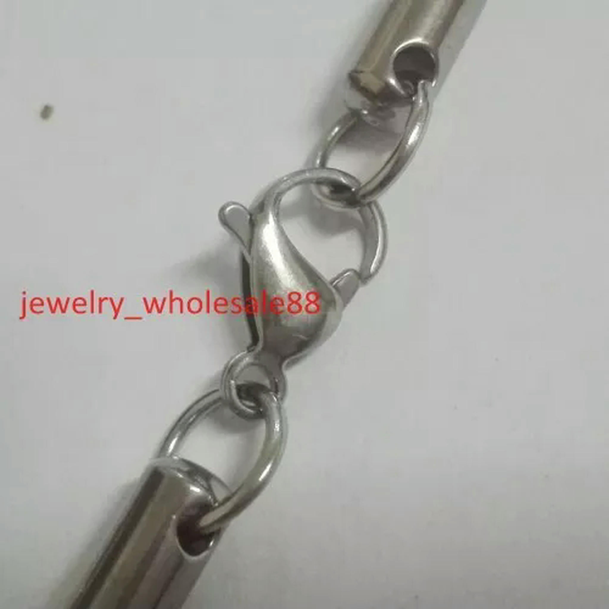 HOOUN wholesale 100pcs/ 500pcs Stainless steel lobster clasps & Hooks jewelry finding-10mm-500pcs