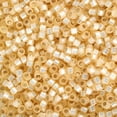 thumbnail image 2 of Miyuki Delica Seed Beads – Size 11/0 (1.6 mm), DB0621, Beige-Alabaster Silver-Lined Dyed, 7.2 g, Approx. 1440 Beads, 2 of 7