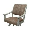 thumbnail image 3 of Counter Solid Wood Bar Stool Casa Melina 26" Seat - Watusi Red Fabric - ET, 3 of 3
