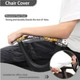 thumbnail image 4 of FKELYI Cartooon Cat Print 2 Piece Office Chair Slipcovers with Armrest Covers Stretch Fabric Swivel Chair Cover for Computer Chair Armchair Washable Protector Home Office Decor, 4 of 7