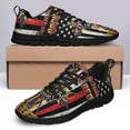 thumbnail image 4 of Back The Red Firefighter Running Shoes Sneakers Mesh Black Size 9, 4 of 5