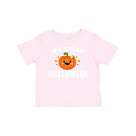 

Inktastic My First Halloween with Pumpkin and Stars Gift Baby Boy or Baby Girl T-Shirt