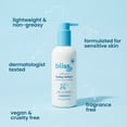 thumbnail image 4 of Bliss Baby Lotion, Premium & Fragrance-Free, for Dry & Sensitive Skin, Hydrating Daily Lotion - For Babies, Kids & Adults, Vegan, Hypoallergenic, Dermatologist Tested, Clean & Gentle, 8 fl oz., 4 of 11