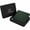 Dark Green, variant on Genuine Leather RFID Blocking Wallet for Men | Slim Bifold Design with Zipper Coin Pocket, ID Window & Multiple Card Slots | Black
