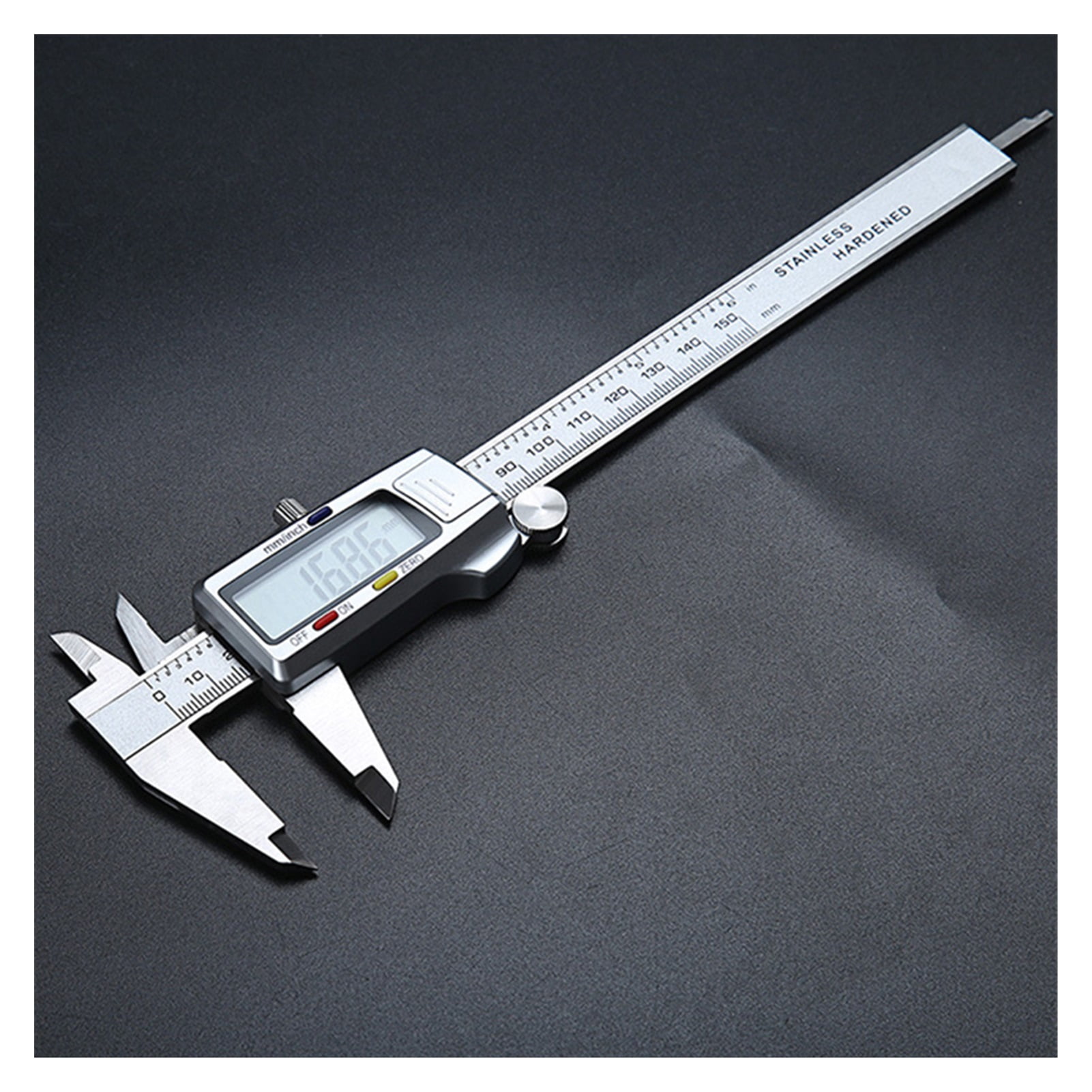 6-Inch 150mm digital calipers Stainless Steel Electronic Digital Vernier Caliper Metal Micrometer Measuring tool ,Easy to Operate