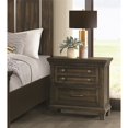 thumbnail image 2 of Picket House Furnishings Table de Chevet Johnny 2 Tiroirs en Noyer Fumé, 2 of 14