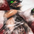 thumbnail image 2 of Eren Attack Titan Transformation Blood Brushed Comforter Set, 2 of 4
