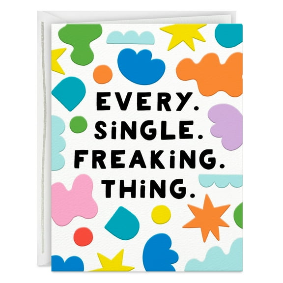 Hallmark Good Mail Love Card (Every Single Freaking Thing About You)