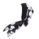 thumbnail image 3 of Unisex Headwrap Stretchy Turban Cap Black Breathable Comfortable Headwear 1Pcs, 3 of 5