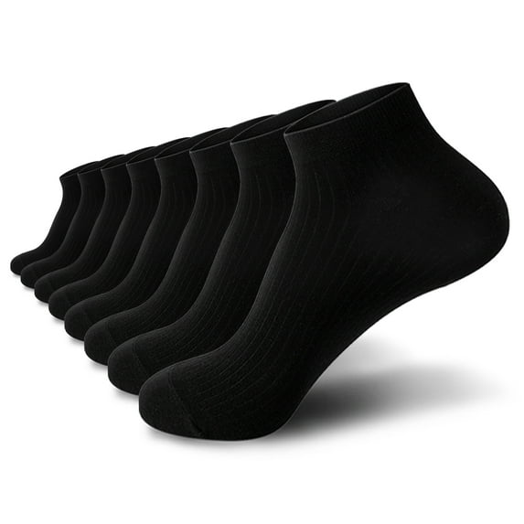 NovForth Men's Ankle Socks Breathable Low Cut Sports Socks, Women's Cotton Socks, 6 Pairs/8 Pairs, Sizes 6-13
