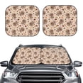 thumbnail image 2 of Saiise Cute Autumn Turkey for Foldable Car Sun Shades (2-Pack) Offer Sun Protection with an Easy-fold Design for Convenient Windshield Shading-Large, 2 of 6