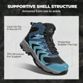 thumbnail image 5 of NORTIV 8 Men's Waterproof Hiking Boots with Arch Support, Slip-Resistant Rubber Sole, Lightweight Trekking Boots for Outdoor Adventures, 5 of 8