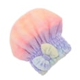 thumbnail image 5 of Unique Bargains 1pc Water-absorbent Bow Gradient Hair Towel 9.84"x 10.24" Green, 5 of 5
