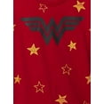 thumbnail image 4 of DC Comics Wonder Woman Girls’ Logo Graphic T-Shirt, Short Sleeve, Red, Size 4-16, 4 of 6