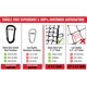 thumbnail image 3 of Cama Cargo Net Rocket Straps, resistente, para camioneta, 4 x 6 pies, 3 of 7