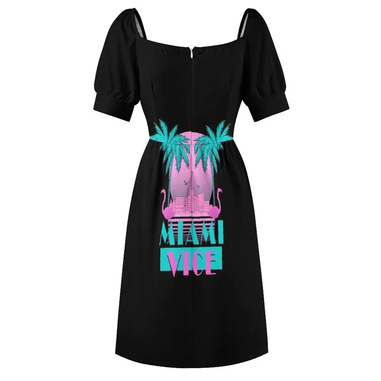 princess polly baby blue dress Miami Vice - Retro 80s Design Essential . Sleeveless Dress dress for women  beach dresses Woman's evening dress