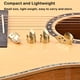 thumbnail image 3 of Naiovety 4 Uds. De púas para guitarra, púas para principiantes, piezas reemplazadas portátiles ligeras para principiantes, herramientas de reparación, Accesorios para instrumentos musicales Dorado Naiovety OD030741-02, 3 of 6