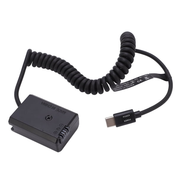 Batería Simulada Completamente Decodificada, Batería Simulada Avanzada FW50 Cable De 35-90 Cm Para A6000 A6500 A9 A7 Para Cámara Digital