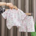 thumbnail image 2 of Toddler Boys Clothes Baby Boy Outfit Sets Baby Boy Summer Clothes 12 18 24 Month 3T 4T 5T Toddler Boy Outfits Dinosuar Set Gibobby(4-5 Years,Pink), 2 of 4