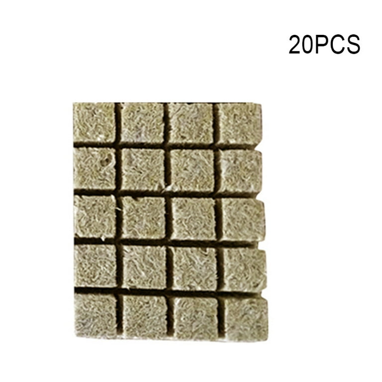 CastleGreens Rock Wool Planting Cubes, Rockwool Cubes 1 inch, Rockwool  Cubes for Hydroponics, Great for Rooting, Cuttings, Cloning Plants, Seed