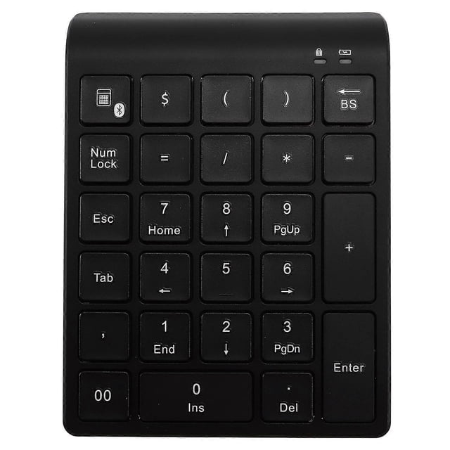 27 Keys Bluetooth Wireless Numeric Keypad Mini Numpad With More Function Keys Digital Keyboard For