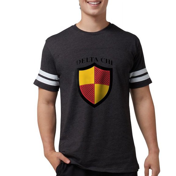 CafePress - Delta Chi Full Color Icon T Shirt - Mens Football Shirt