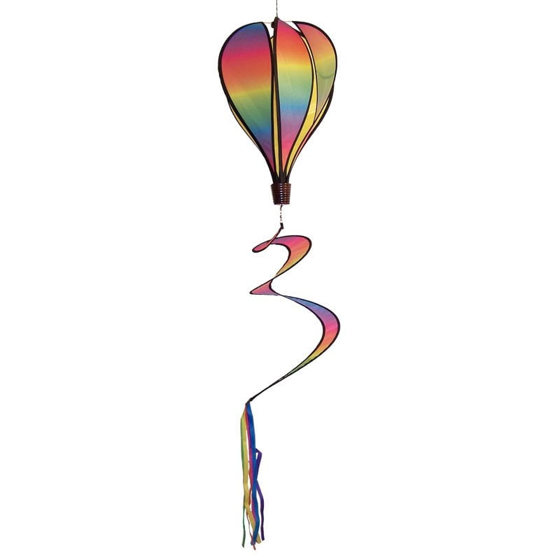 In the Breeze Rainbow Blended Hot Air Balloon Wind Spinner by In The Breeze
