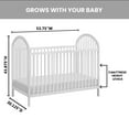 thumbnail image 4 of Oxford Baby Everest Convertible Island Crib Snow White, 4 of 6