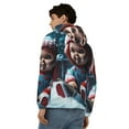 thumbnail image 5 of Lsque Chucky for Mens Full-zip Hoodie, Zip-up Pullover Hooded Sweatshirt, Kangaroo Pocket Hoodie Ideal for Daily Wear, Travel, and Home-XX-Large, 5 of 8