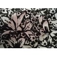 thumbnail image 4 of oneOone Cotton Silk Black Fabric Leaves & Floral Fabric For Sewing Printed Craft Fabric By The Yard 42 Inch Wide, 4 of 4