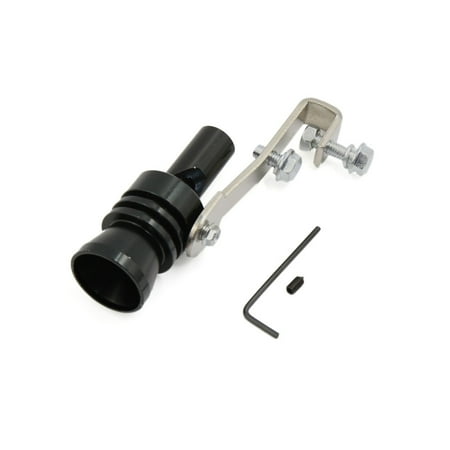 Turbo Back Diesel Exhaust System - Universal L Size Black Aluminum Alloy Car Turbo Sound Exhaust Pipe Whistle
