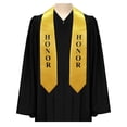 thumbnail image 2 of Endea Graduation Gold Honors Graduation Stole/Sash with Classic Tips, 2 of 6
