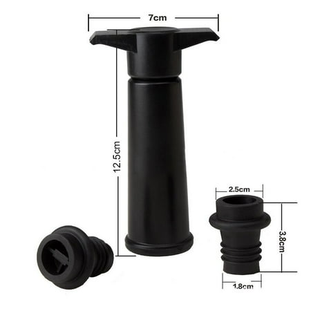 

Wine Bottle Stopper Wine Pump Sealed Fresh Keep Stick Accessories Vacuum Bottle Stopper Fresh Keep Stopper with 2 Stoppers
