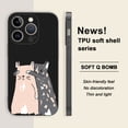 thumbnail image 1 of Moderno y práctico: estuche protector de doble capa con acabado mate y gráficos divertidos para iPhone 15 Pro Max 14 13 12 Pro 11, 1 of 4