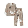 thumbnail image 1 of Balery Chicken Pijama para Hombre de Dos Piezas con Manga Larga, Conjunto de Dormir y Descanso Suave con Bolsillos-X-Large, 1 of 7