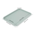 thumbnail image 2 of 24pcs 13.39*9.45inch Fast Food Tray, PP Multi-Purpose Rectangle Serving Trayfor fast Food Restaurants, Cafeterias, Kitchens (Blue/Khaki/White), 2 of 17