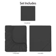 thumbnail image 6 of Mainstays Basic Value Microfiber Bed Sheet Set, Grey Stone, Twin-XL, 3 Piece, 6 of 7