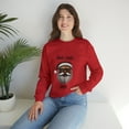 thumbnail image 7 of Black Santa Sleigh Unisex Heavy Blend™ Crewneck Sweatshirt, 7 of 7